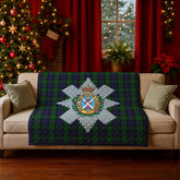 Black Watch Tartan Crest Quilt